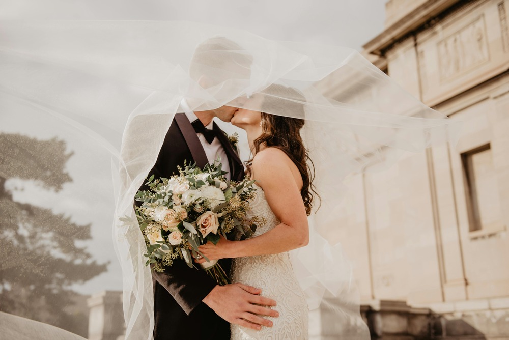 Luxury wedding ceremony setup